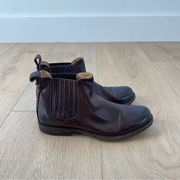 Frye Phillip Chelsea boots women's brown size 7 - Picture 1 of 7